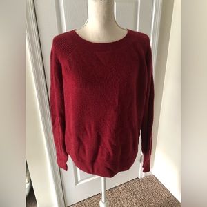 Waffle crewneck sweater in Supersoft yarn
